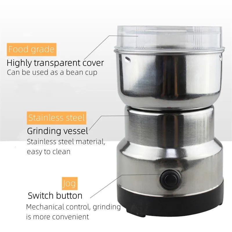 Mini Electric Grinder Stainless Steel