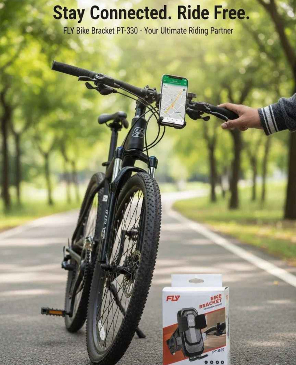 FLY 360° Bike & Motorcycle Phone Mount