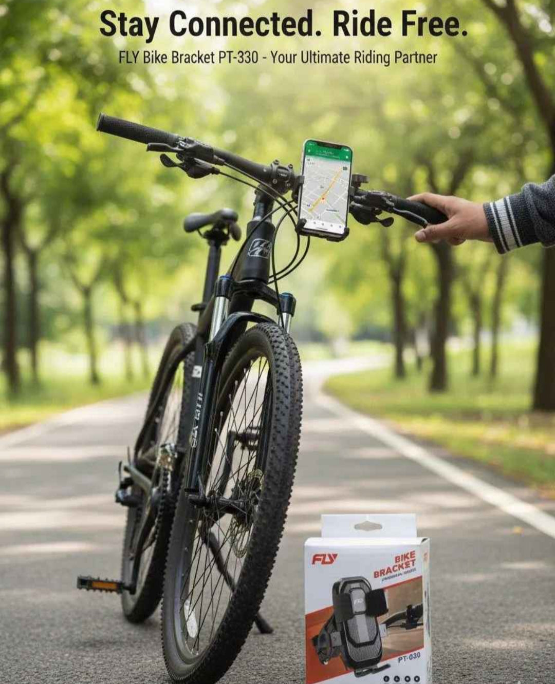 FLY 360° Bike & Motorcycle Phone Mount