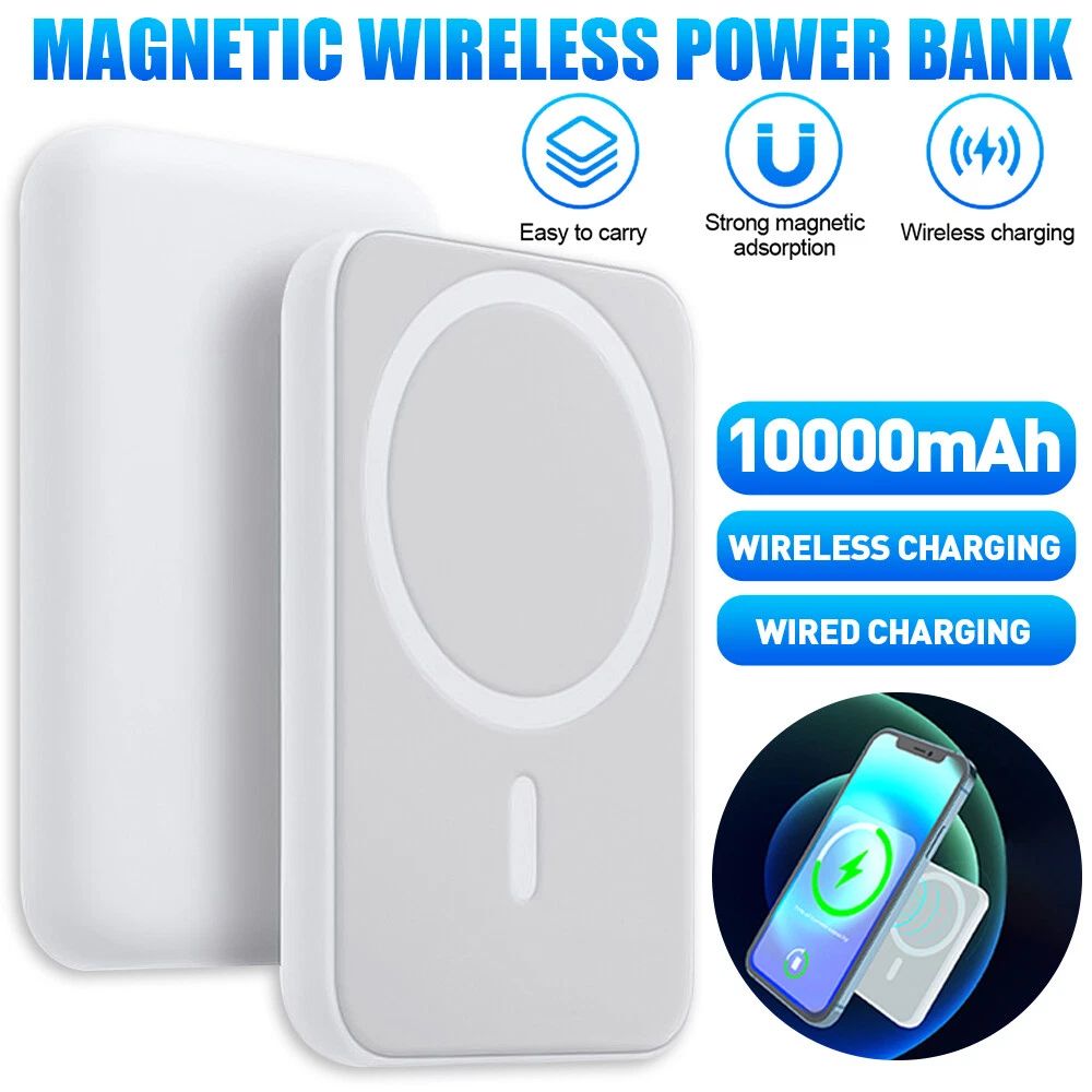 10000mAh Magnetic Wireless Power Bank