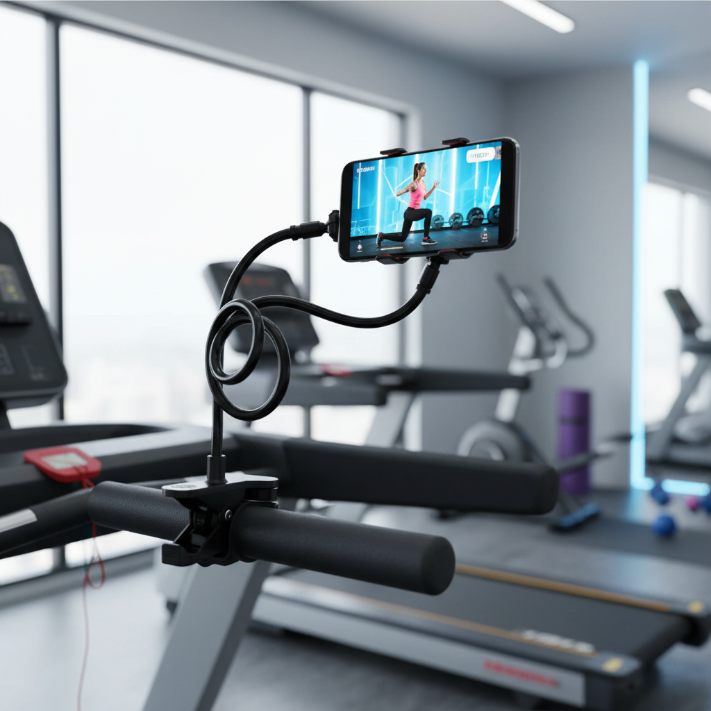 Flexible Gooseneck Phone Holder 360 Rotation