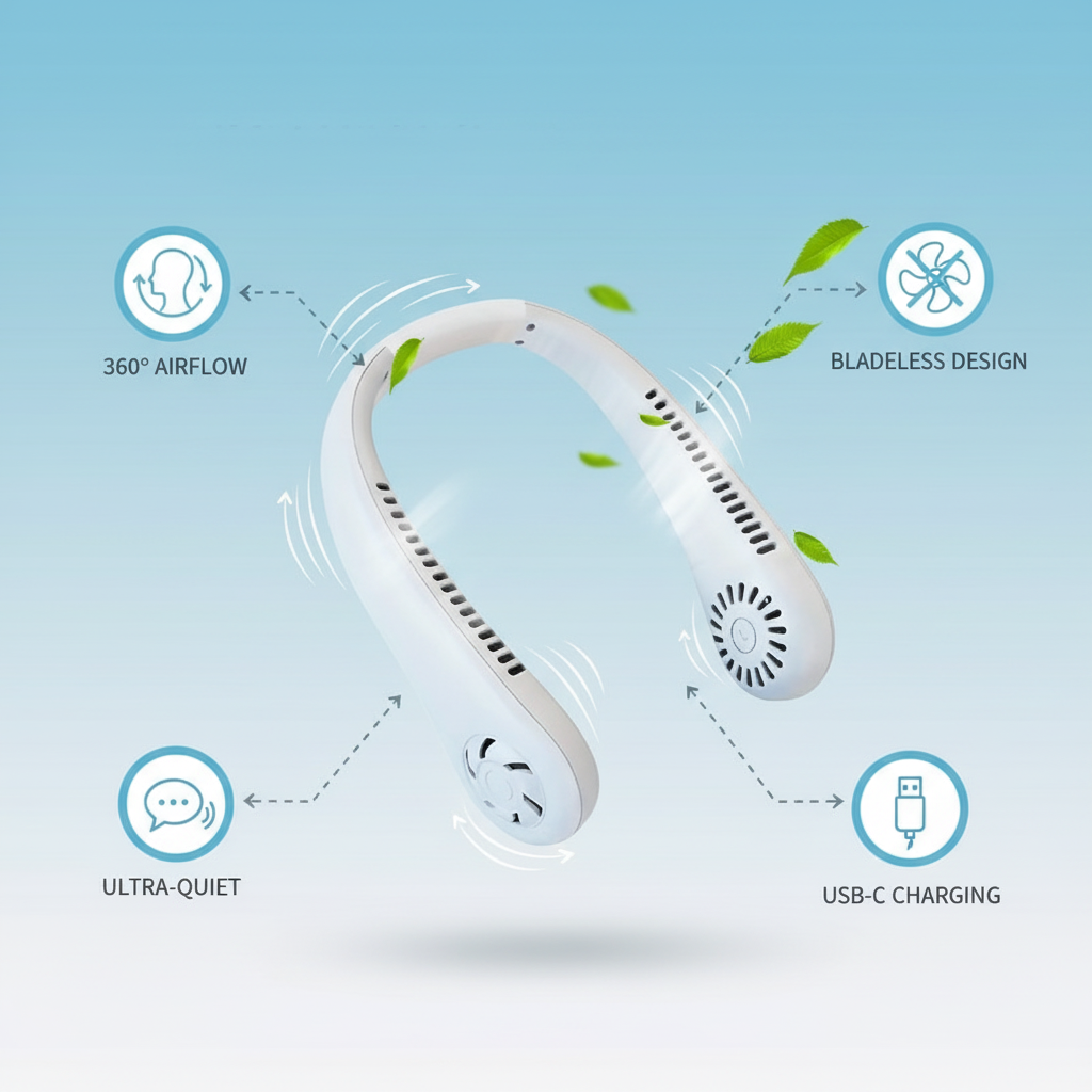 Portable Neck Fan